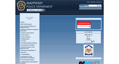 Desktop Screenshot of mahwahpd.org