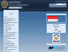 Tablet Screenshot of mahwahpd.org
